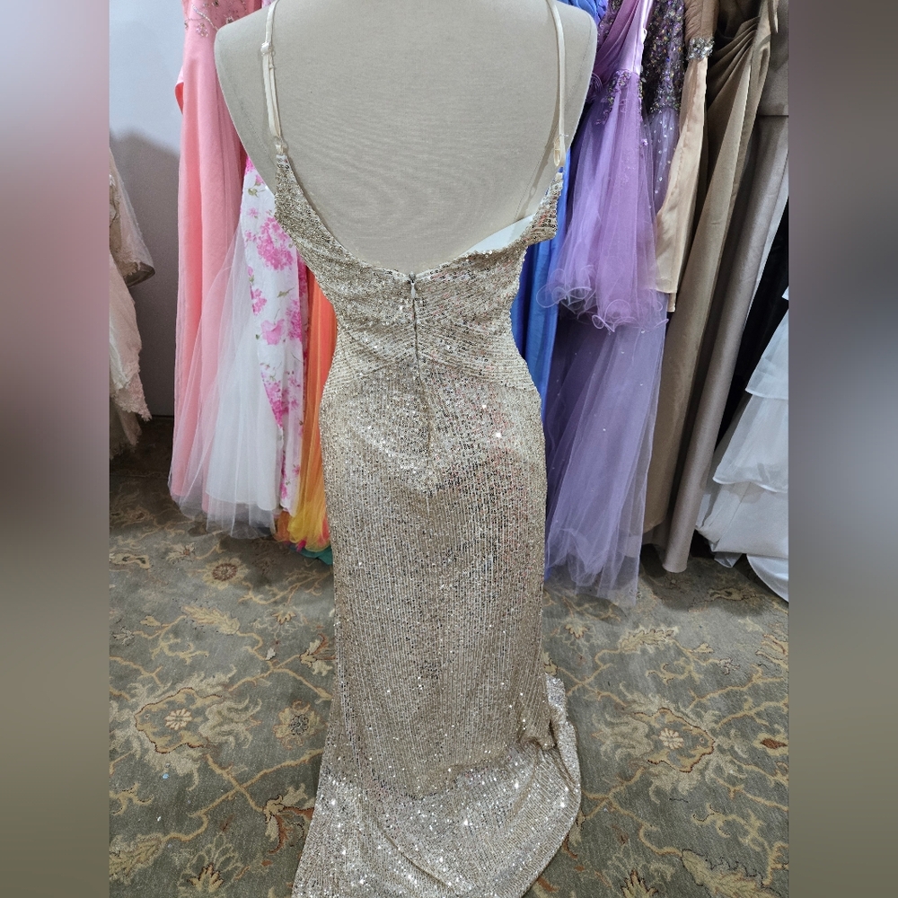 Elegant Sequin Evening Gown - Picture 4 of 7